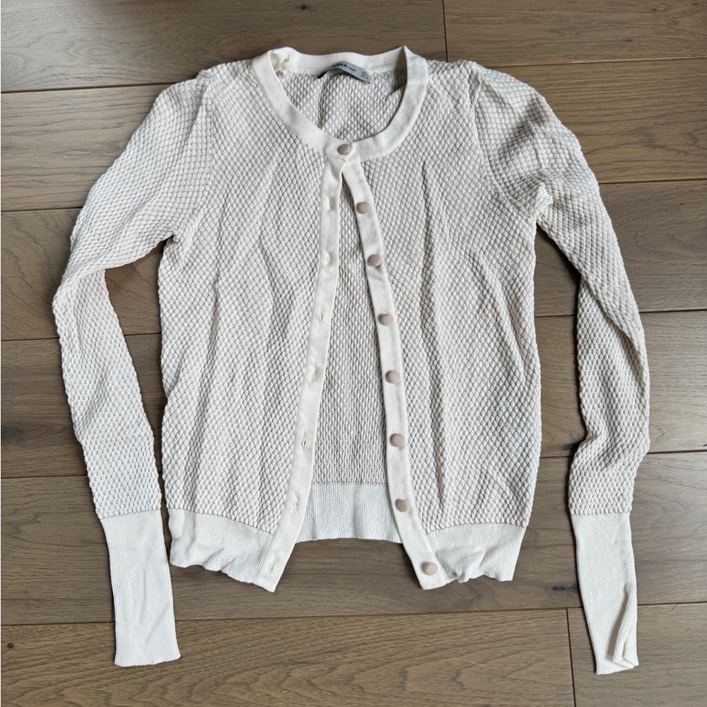 Zara women’s Knit Cardigan Top